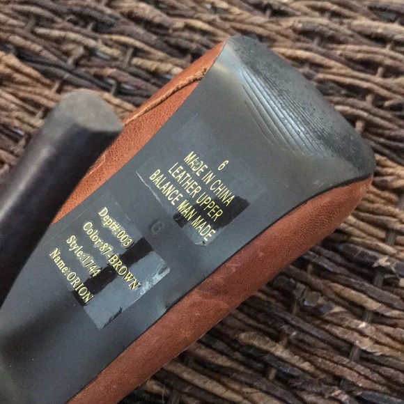 Bakers Brown Leather spiked heels - Picture 4 of 5